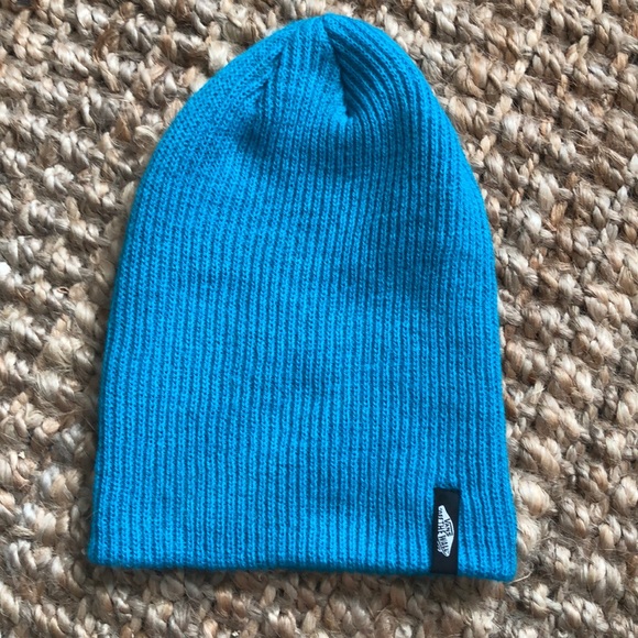 vans blue beanie